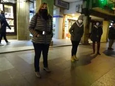 Una imagen del acto de esta tarde en el centro de la capital. /SN