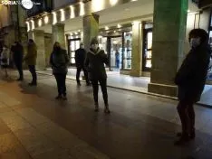 Una imagen del acto de esta tarde en el centro de la capital. /SN