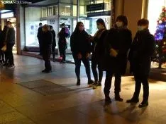 Una imagen del acto de esta tarde en el centro de la capital. /SN