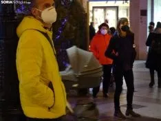 Una imagen del acto de esta tarde en el centro de la capital. /SN