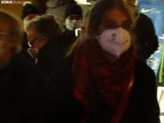 Una imagen del acto de esta tarde en el centro de la capital. /SN