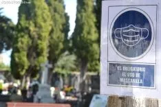 Una imagen del cementerio del Espino este domingo, 1 de noviembre. /SN