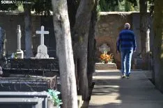 Una imagen del cementerio del Espino este domingo, 1 de noviembre. /SN