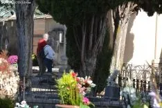 Una imagen del cementerio del Espino este domingo, 1 de noviembre. /SN