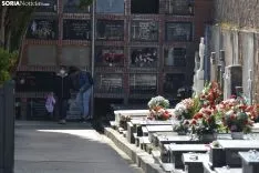 Una imagen del cementerio del Espino este domingo, 1 de noviembre. /SN
