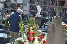 Una imagen del cementerio del Espino este domingo, 1 de noviembre. /SN