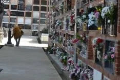 Una imagen del cementerio del Espino este domingo, 1 de noviembre. /SN