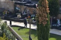 Una imagen del cementerio del Espino este domingo, 1 de noviembre. /SN