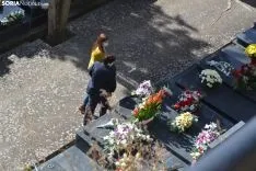 Una imagen del cementerio del Espino este domingo, 1 de noviembre. /SN