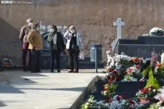 Una imagen del cementerio del Espino este domingo, 1 de noviembre. /SN