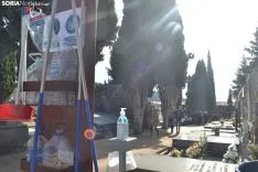 Una imagen del cementerio del Espino este domingo, 1 de noviembre. /SN