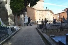 Una imagen del cementerio del Espino este domingo, 1 de noviembre. /SN