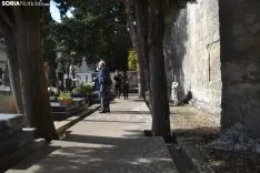 Una imagen del cementerio del Espino este domingo, 1 de noviembre. /SN
