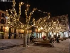 Luces de Navidad en Soria en 2020. SN 