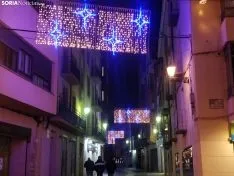 Luces de Navidad en Soria en 2020. SN 