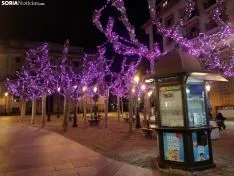 Luces de Navidad en Soria en 2020. SN 
