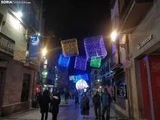 Luces de Navidad en Soria en 2020. SN 