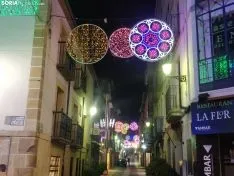 Luces de Navidad en Soria en 2020. SN 