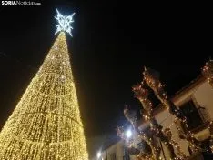 Luces de Navidad en Soria en 2020. SN 