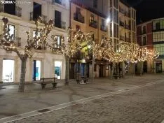 Luces de Navidad en Soria en 2020. SN 