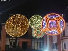 Luces de Navidad en Soria en 2020. SN 