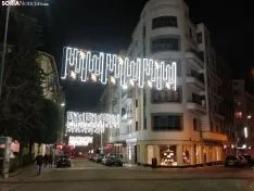 Luces de Navidad en Soria en 2020. SN 
