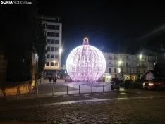 Luces de Navidad en Soria en 2020. SN 