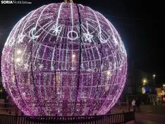 Luces de Navidad en Soria en 2020. SN 