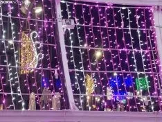 Luces de Navidad en Soria en 2020. SN 