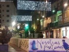 Luces de Navidad en Soria en 2020. SN 
