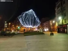 Luces de Navidad en Soria en 2020. SN 
