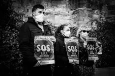 Foto 6 - La protesta de los hosteleros sorianos, en im&aacute;genes
