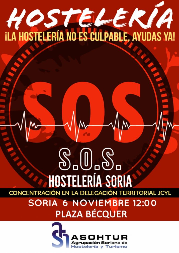 ASOHTUR secunda mañana una protesta en Valladolid y convoca para el viernes una concentracion en Soria