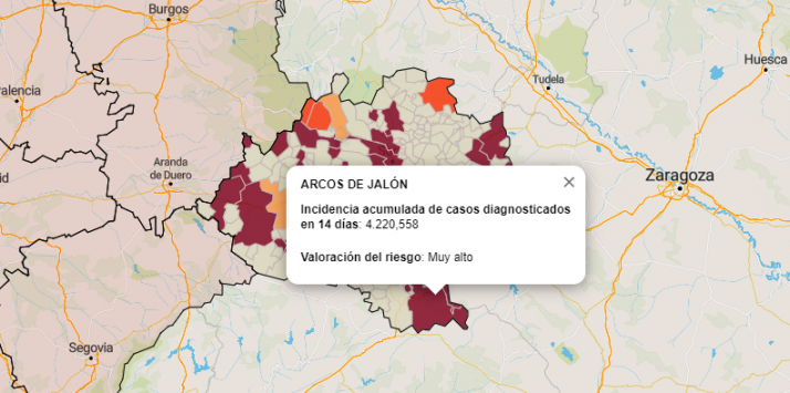 Coronavirus en Soria: los datos se disparan en dos municipios