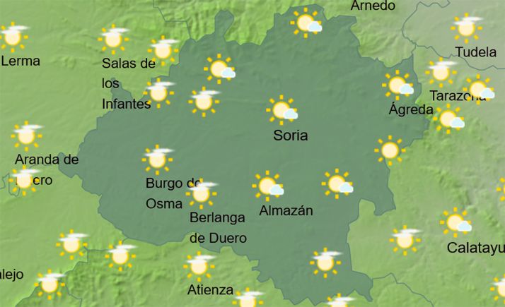 El tiempo en Soria: Se mantiene la estabilidad pero bajan las máximas