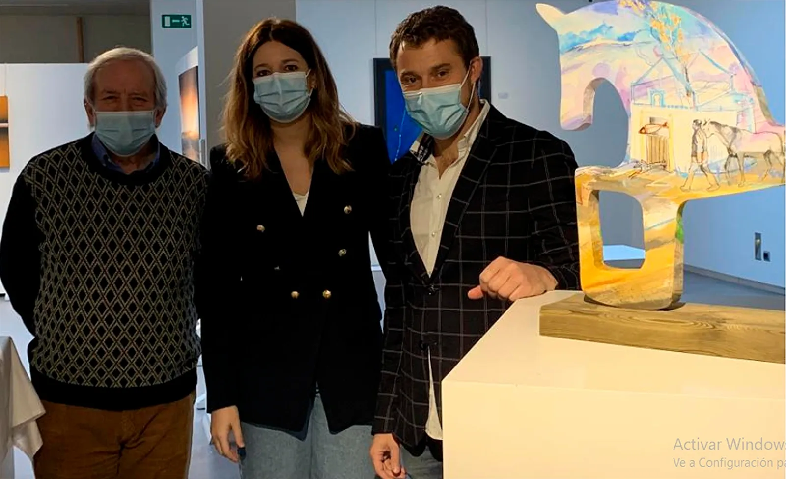 Foto 2 - El Ayuntamiento colabora con la Galer&iacute;a Cortabitarte en el proyecto Arte Solidario con &lsquo;caballitos&rsquo; de Soria dise&ntilde;ados por cinco autores