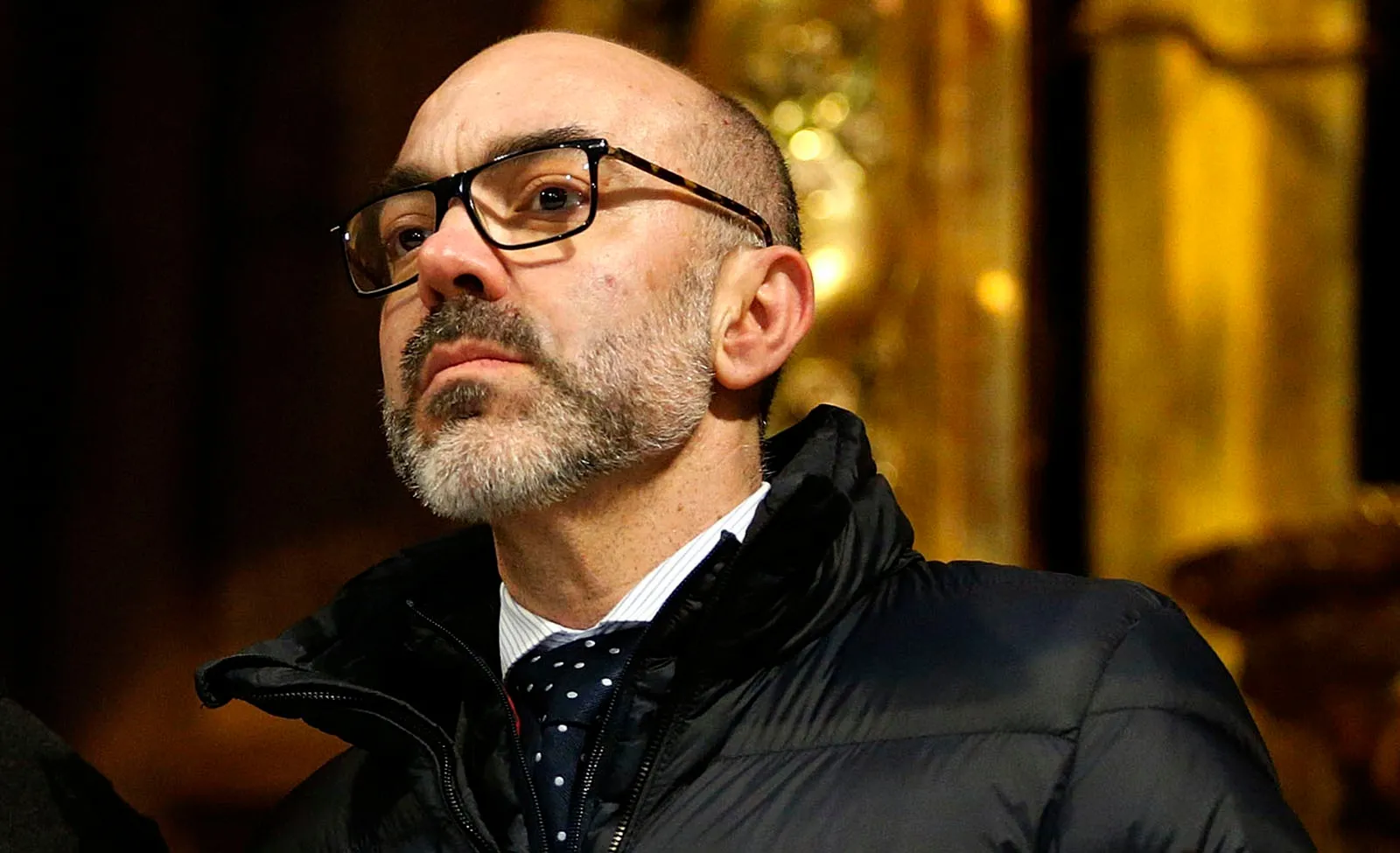 Javier Ortega, en una visita a Berlanga de Duero a comienzos de año. /SN