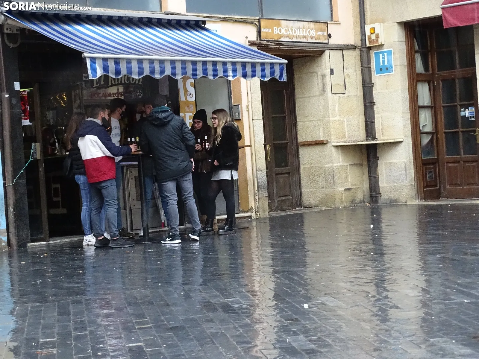 Una de las imágenes de este viernes en la capital. /SN
