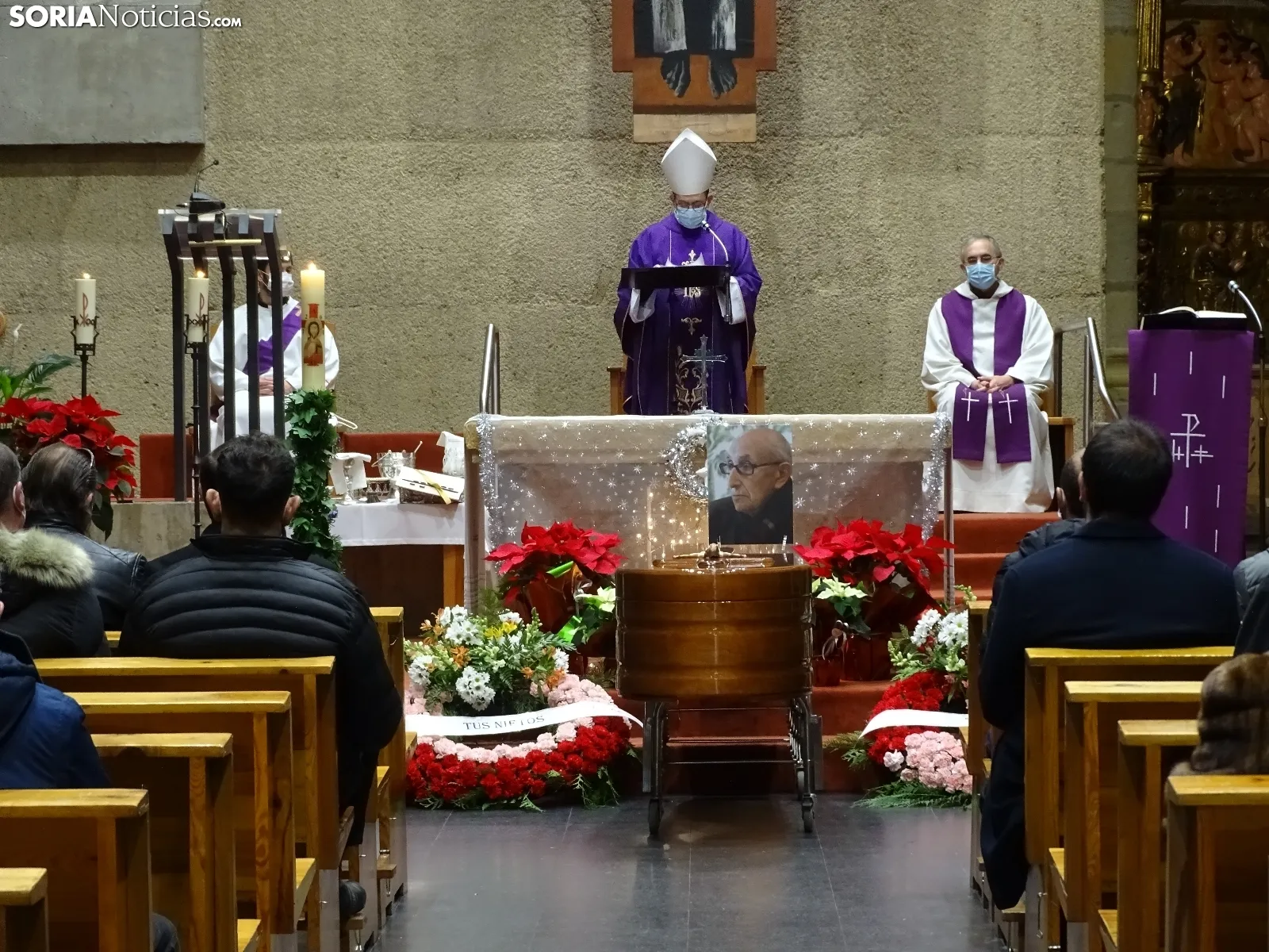 Una imagen de El Salvador durante el funeral. /SN