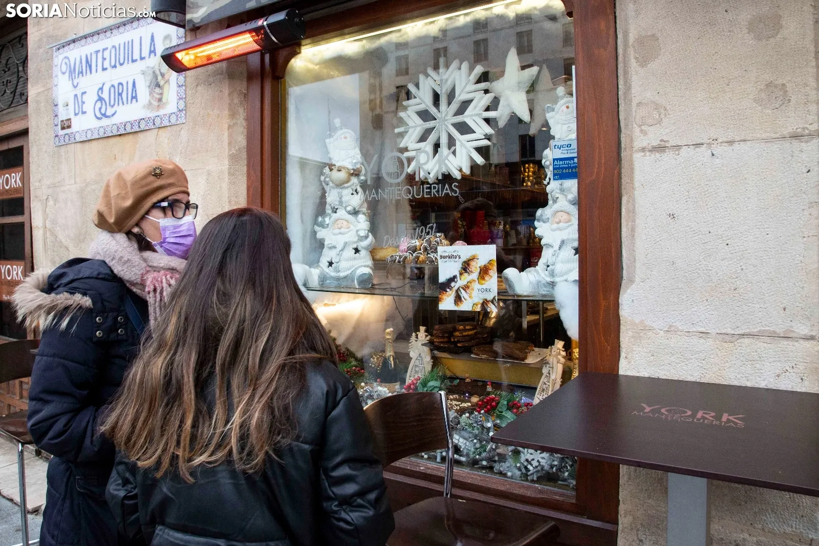 Navidad en el centro de Soria. /María Ferrer