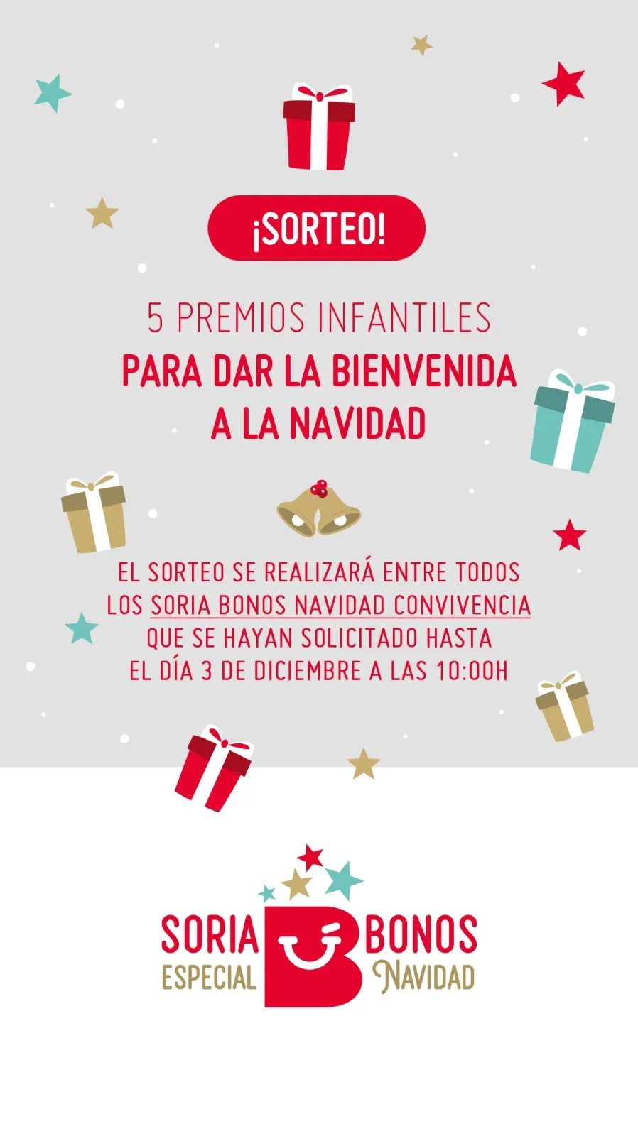 Foto 2 - El Ayuntamiento celebrar&aacute; un sorteo con premios para cinco ni&ntilde;os entre los bonos convivencia descargados hasta el d&iacute;a 3