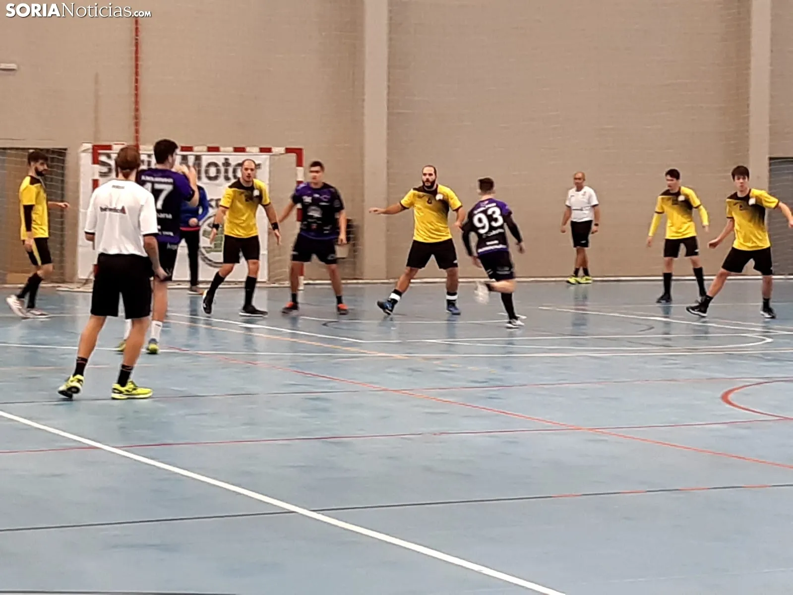 Imágenes del Balonmano Soria-Balopal.