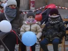 Imagen de una de las representaciones en la tarde de este viernes en la ciudad. /SN