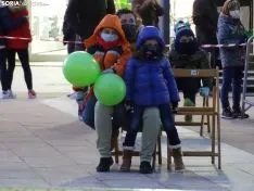 Imagen de una de las representaciones en la tarde de este viernes en la ciudad. /SN