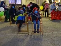 Imagen de una de las representaciones en la tarde de este viernes en la ciudad. /SN