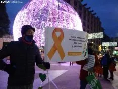 Una de las imágenes de la concentración de esta tarde. /SN