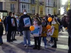 Una de las imágenes de la concentración de esta tarde. /SN