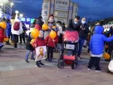Una de las imágenes de la concentración de esta tarde. /SN