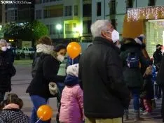Una de las imágenes de la concentración de esta tarde. /SN