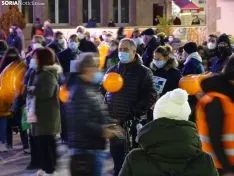 Una de las imágenes de la concentración de esta tarde. /SN